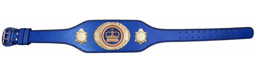 CHAMPIONSHIP BELT - BUD295/G/BLUGEM - AVAILABLE IN 4 COLOURS CHAMPIONSHIP BELT - BUD295/G/BLUGEM - AVAILABLE IN 4 COLOURS